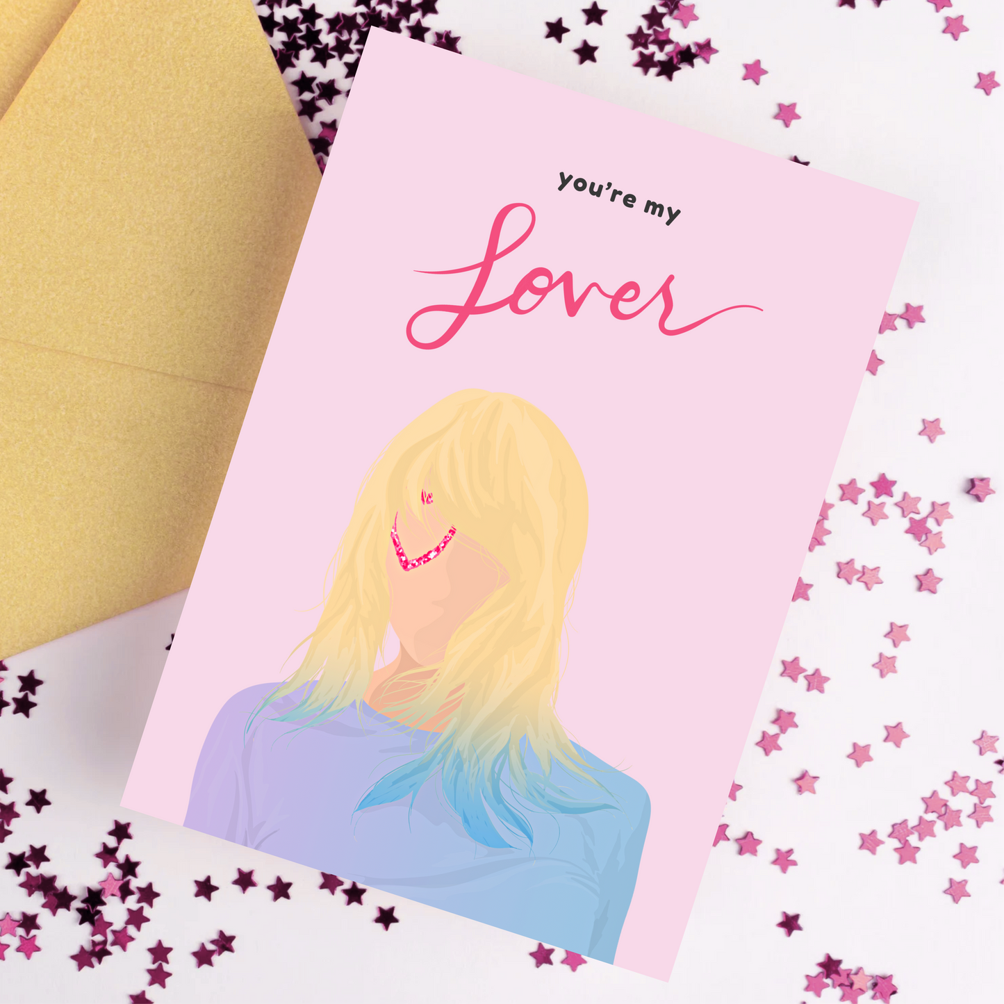 You're My Lover Taylor Swift Card