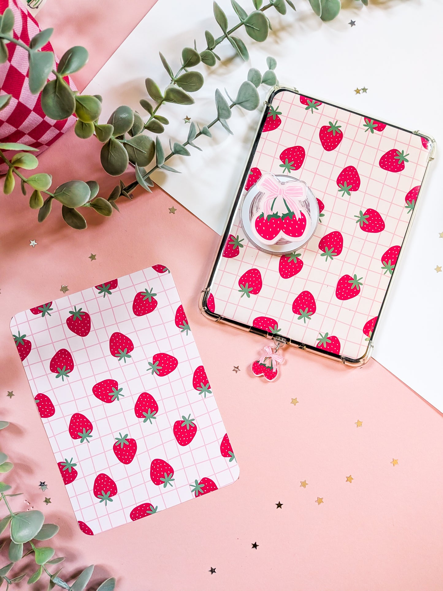 Cute Strawberry Kindle Insert