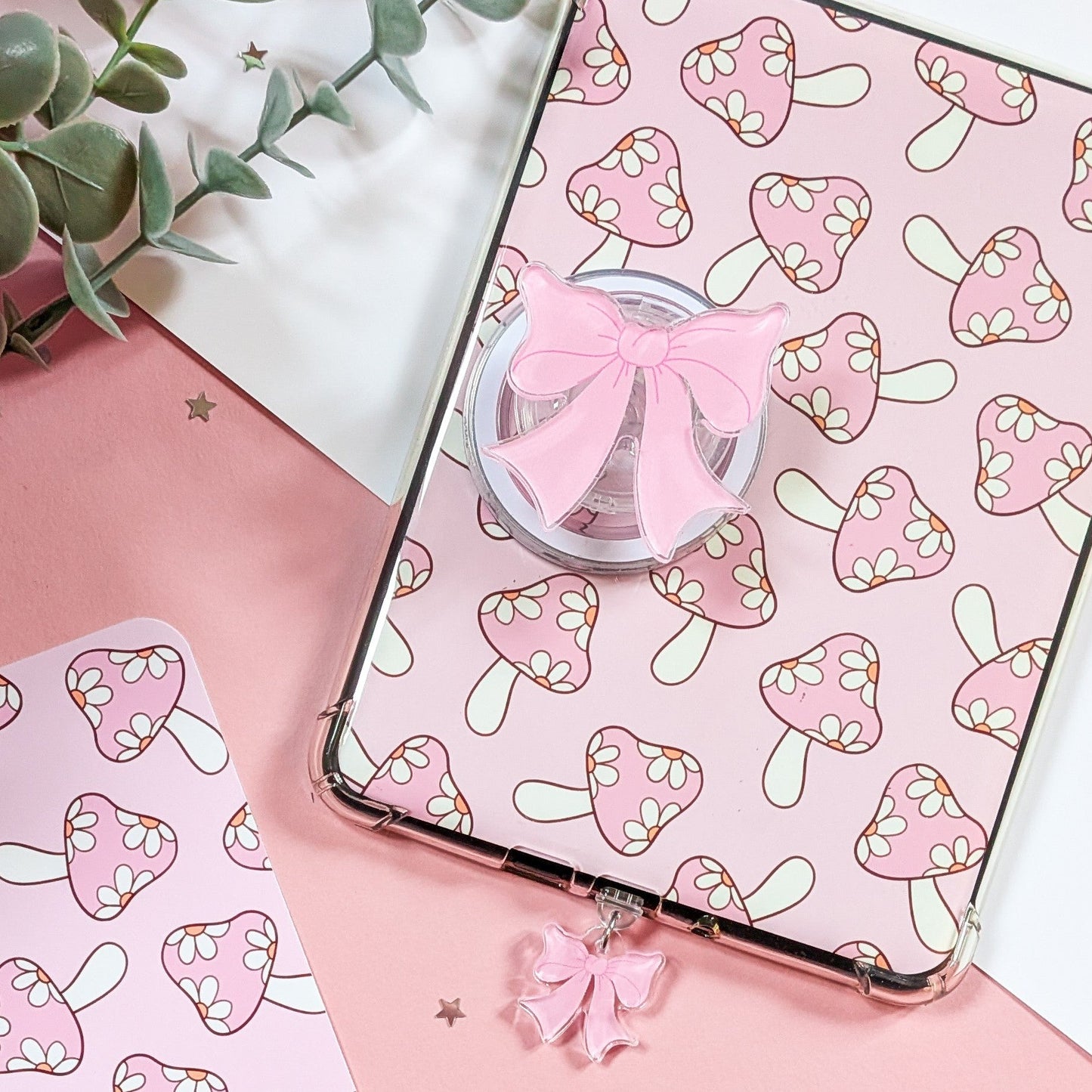 Pink Mushroom Kindle Insert