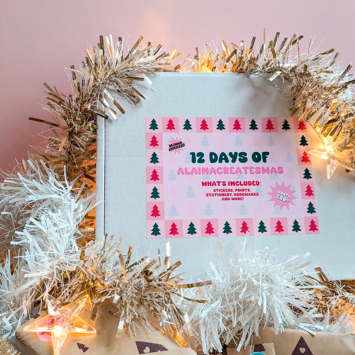 PRE ORDER ONLY 12 Days Of AlainaCreatesMas Christmas Advent Calendar Box