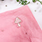 Pink Mushroom Acrylic Pin Badge