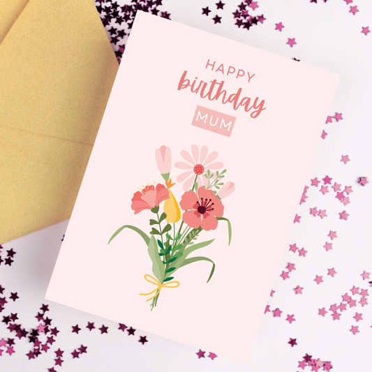 Happy Birthday Mum Card