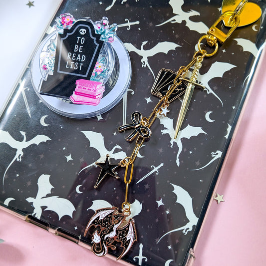 Cute Fantasy Kindle Chain Charm