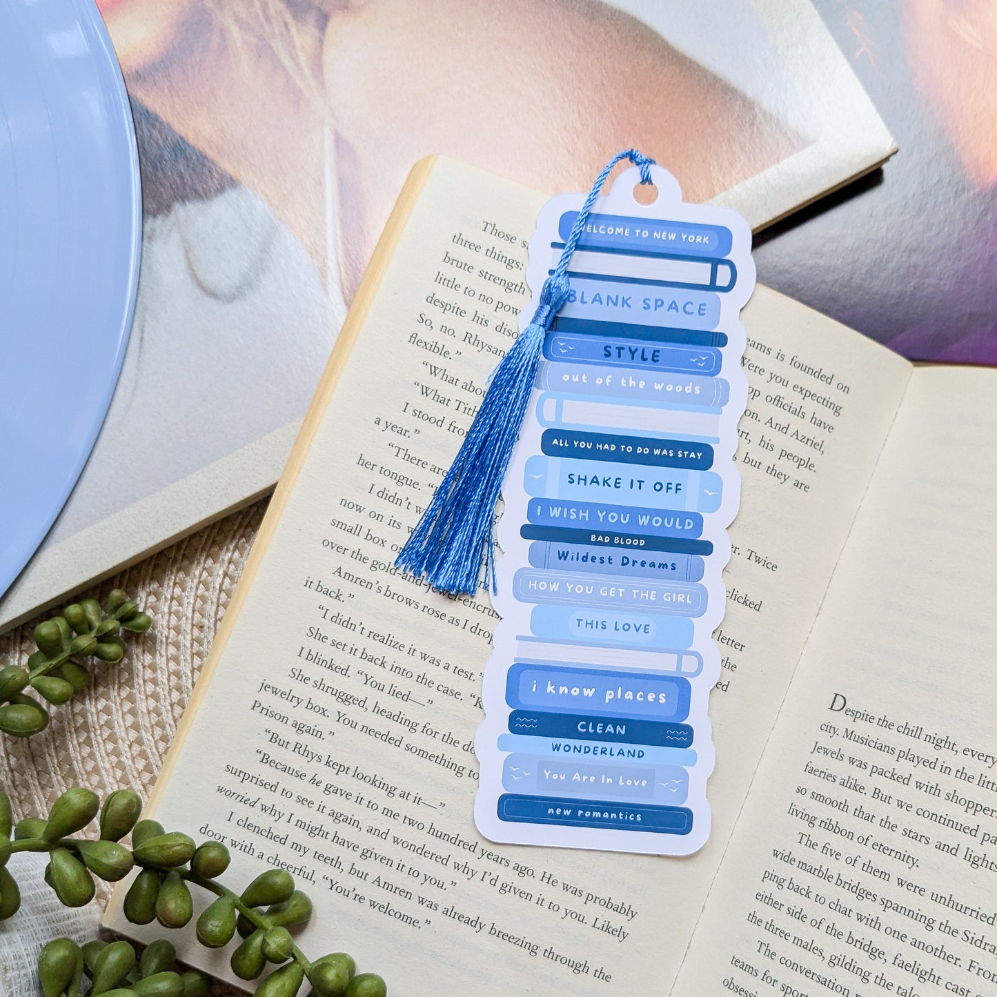 Taylor Swift Book 1989 Stack Bookmark With Tassel