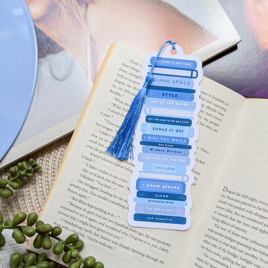 Taylor Swift Book 1989 Stack Bookmark With Tassel