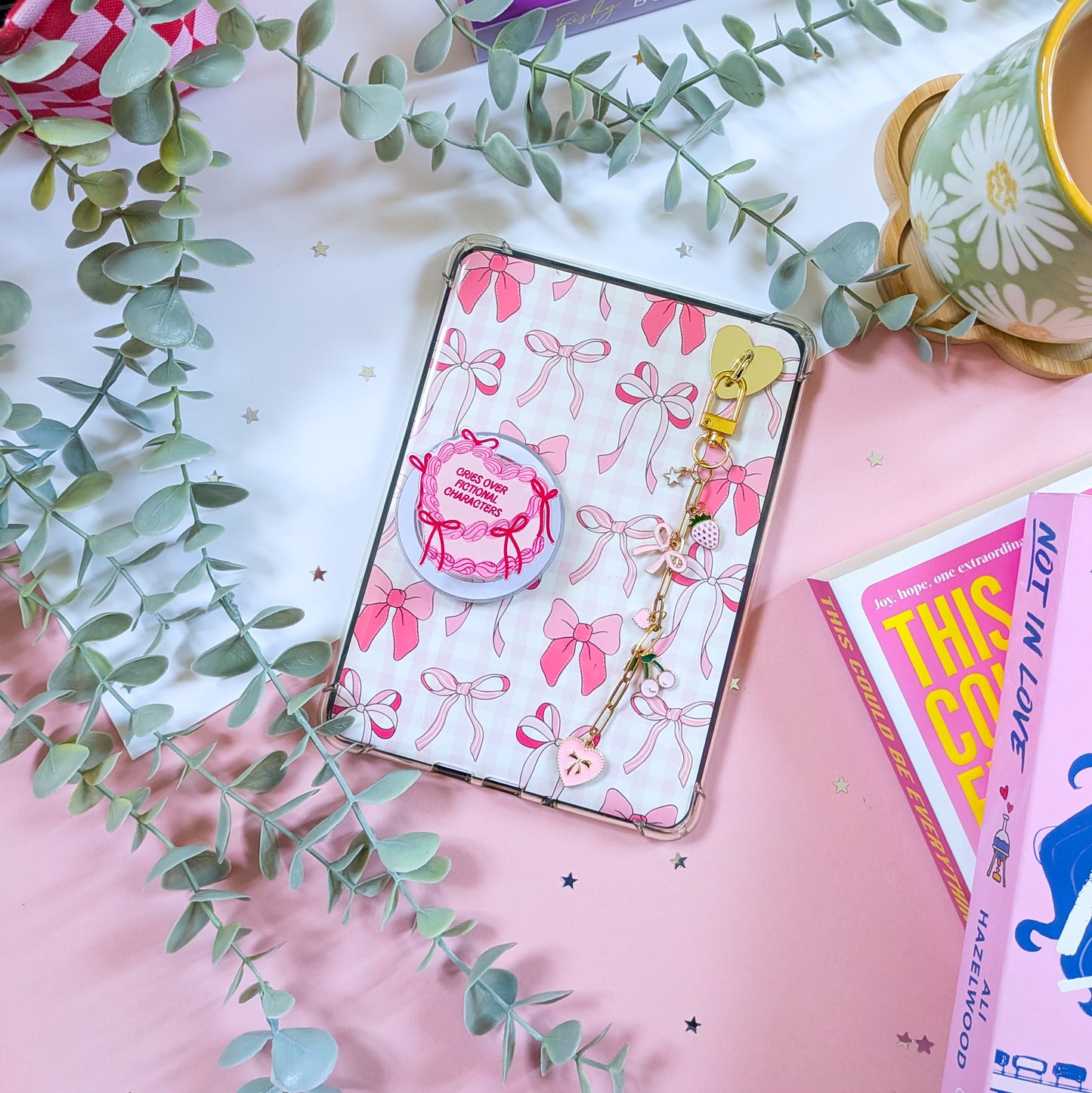 Cute Coquette Kindle Chain Charm