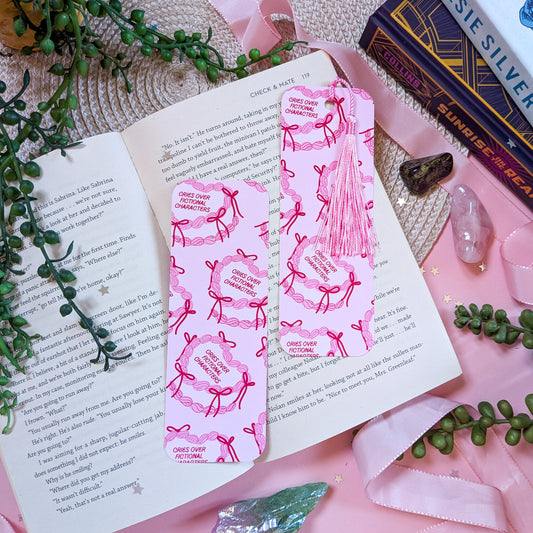 Cries Over Fictional Characters Bookmark