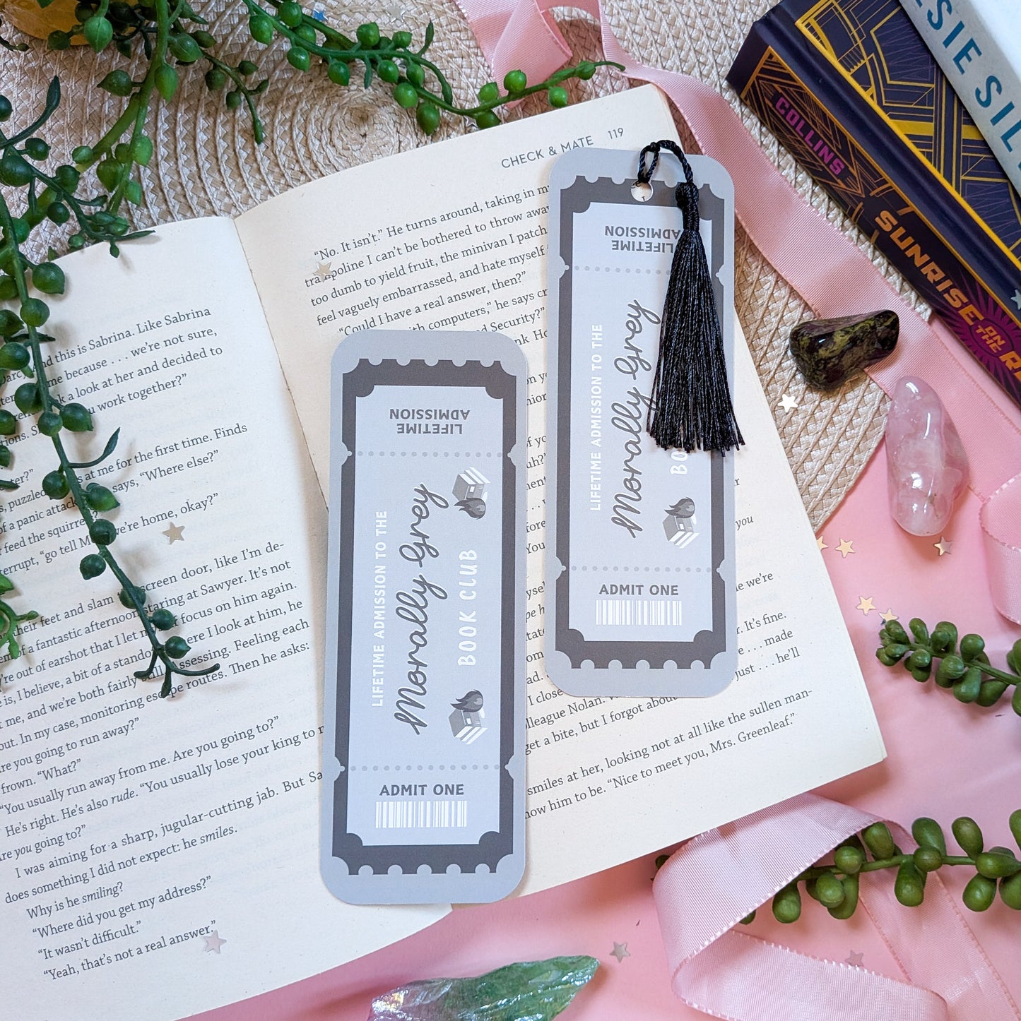 Morally Grey Book Club Bookmark