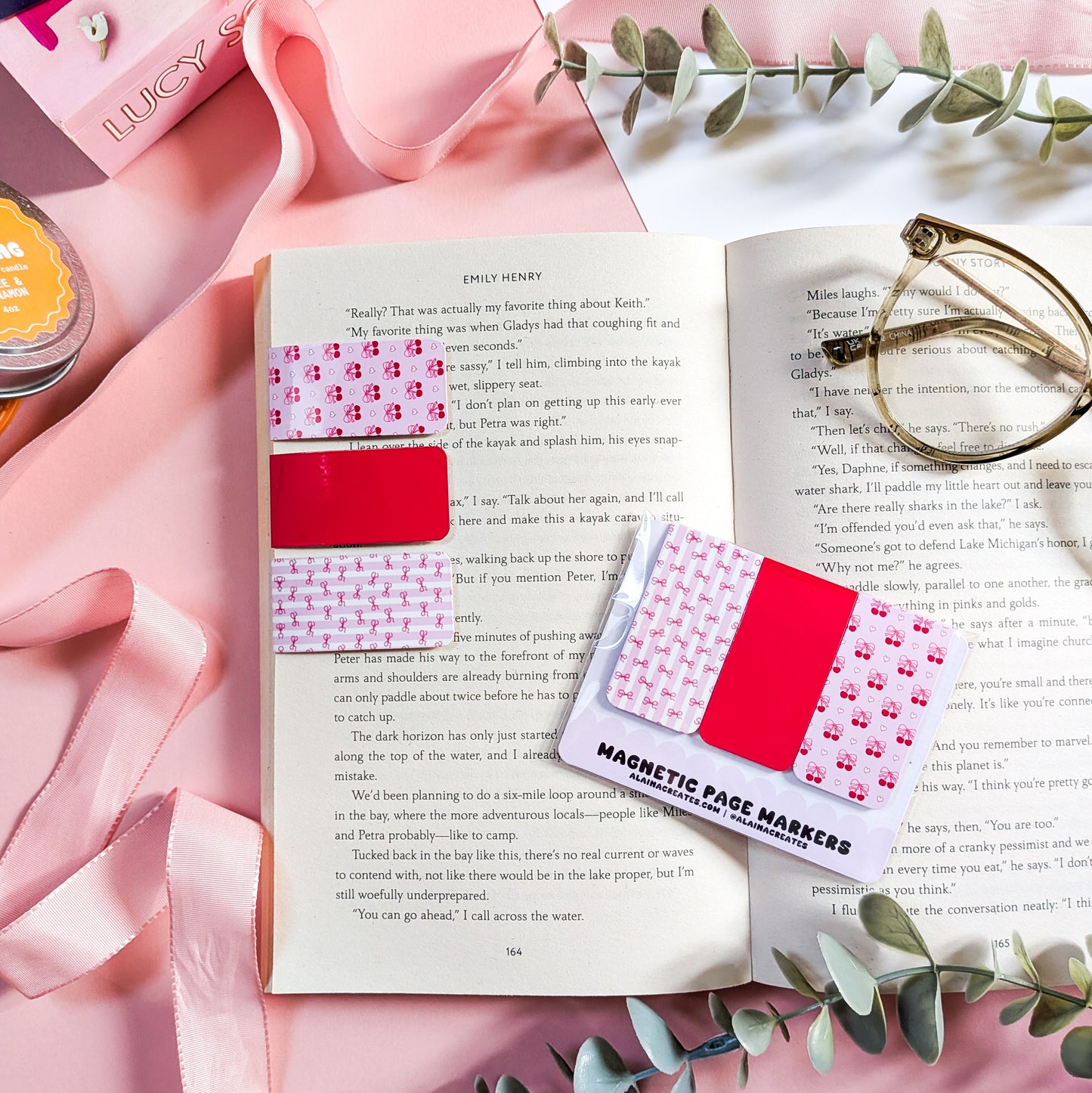 Coquette Magnetic Page Markers