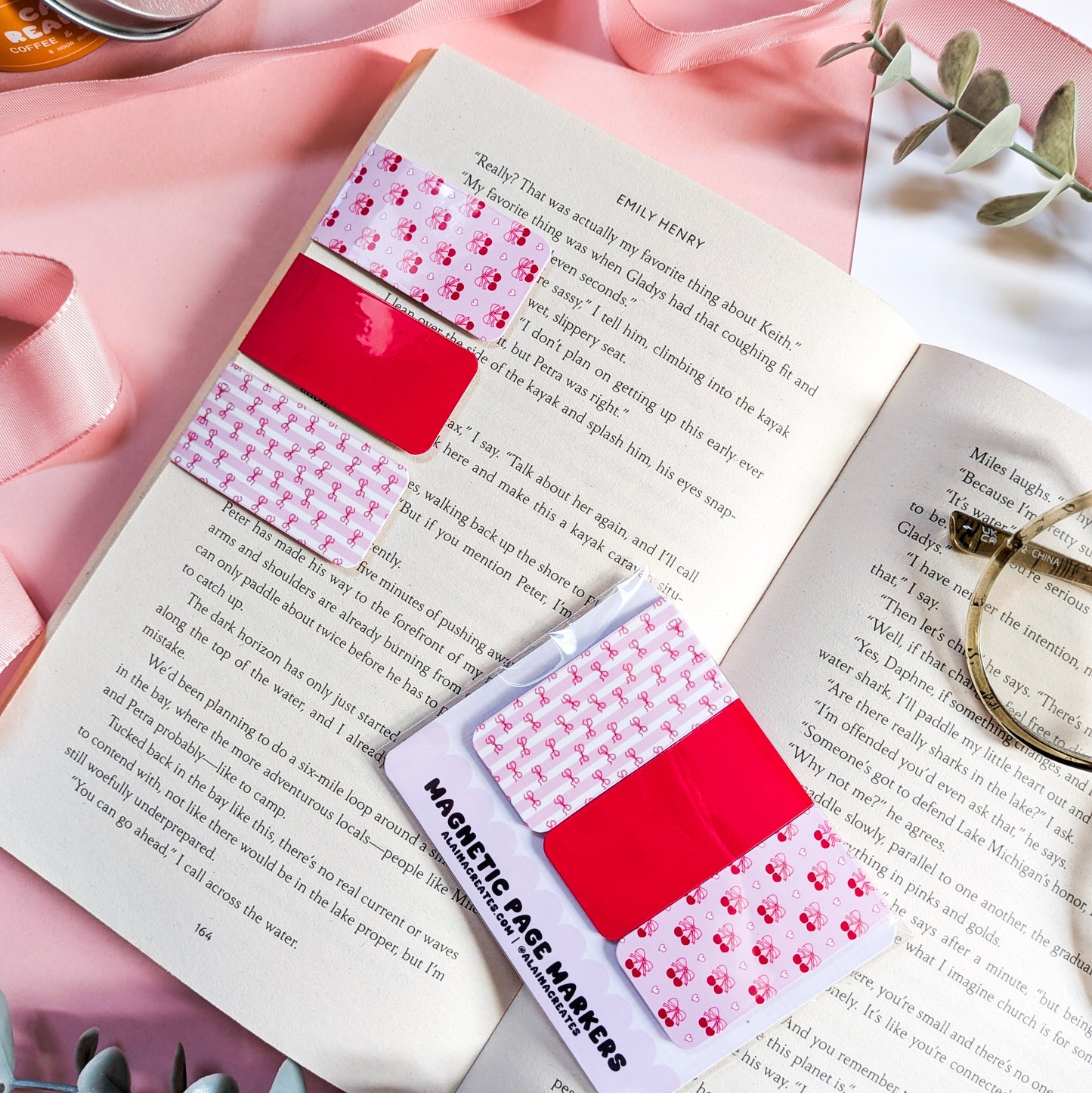 Coquette Magnetic Page Markers