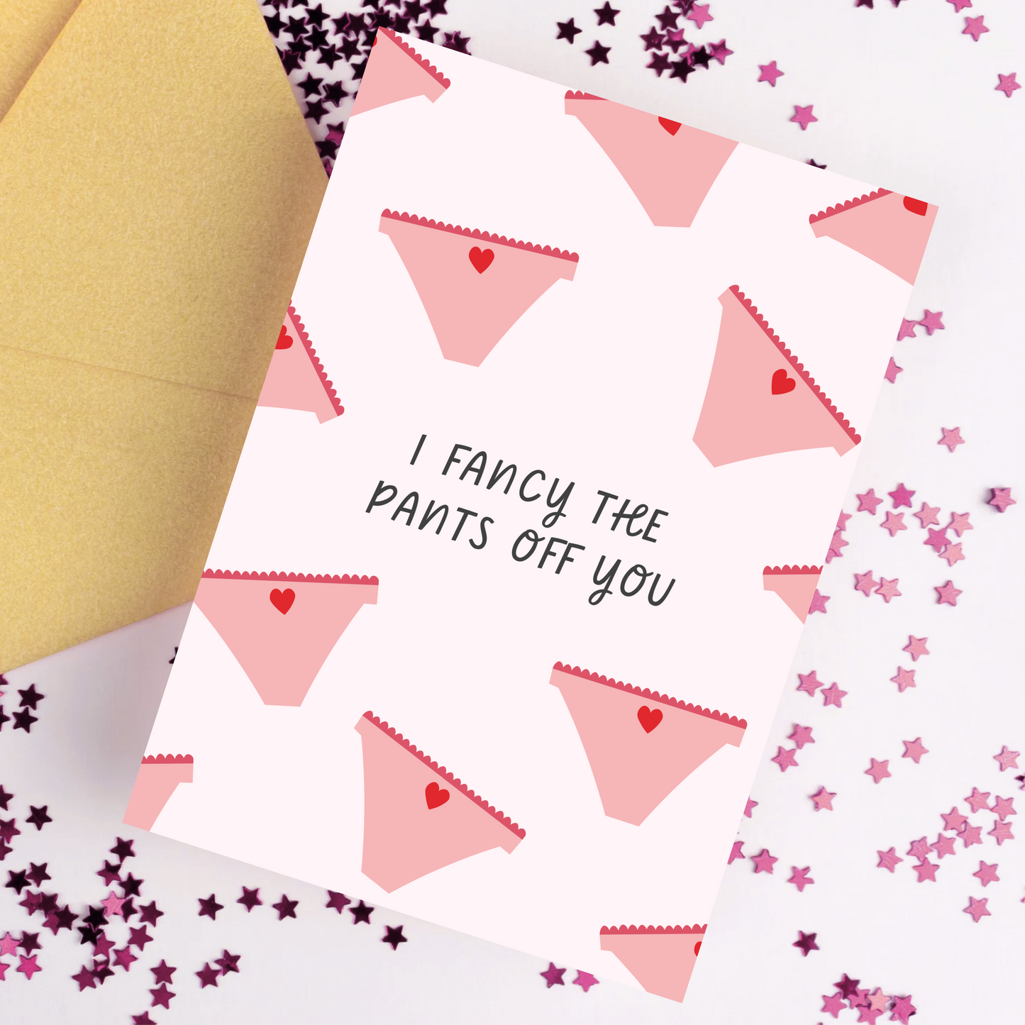 I Fancy The Pants Off You Valentine's Card