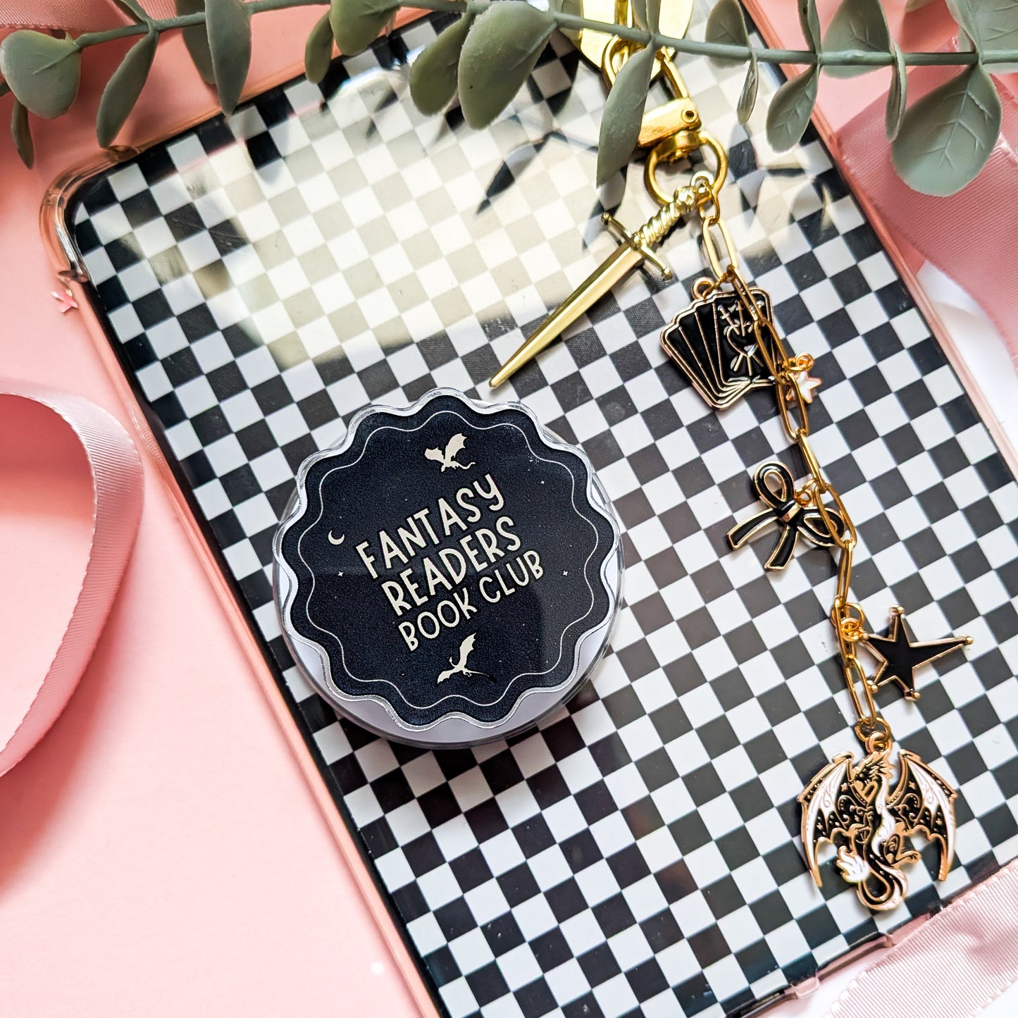 Fantasy Readers Book Club Magnetic Kindle/Phone Grip