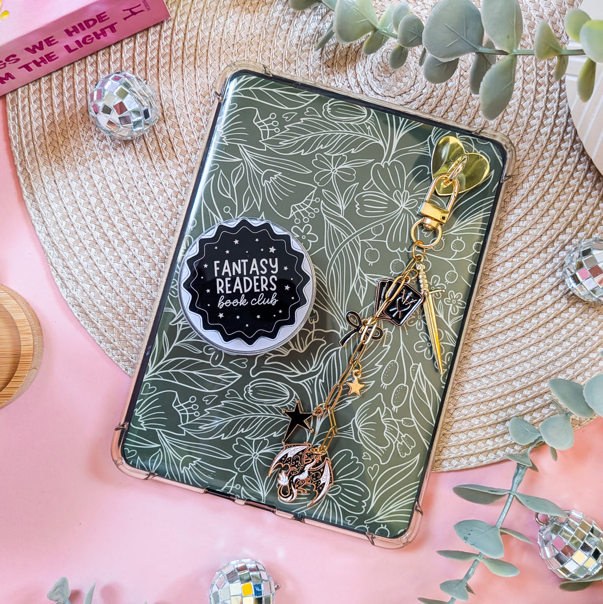 Fantasy Kindle Chain Charm
