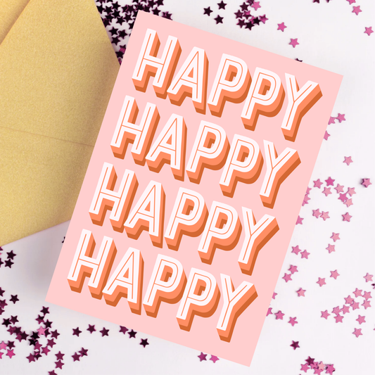 Happy Happy Happy Happy Card