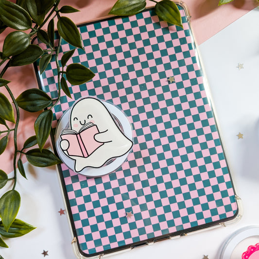 Bookish Ghost Magnetic Kindle/Phone Grip