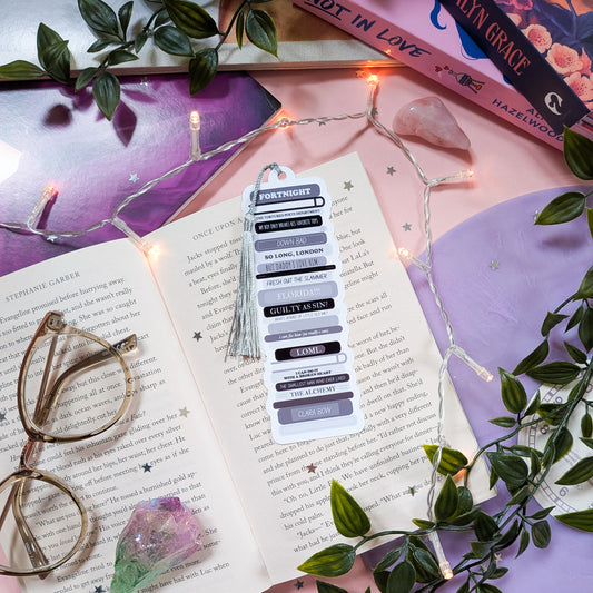 Taylor Swift The Tortured Poets Department Book Stack Bookmark With Tassel