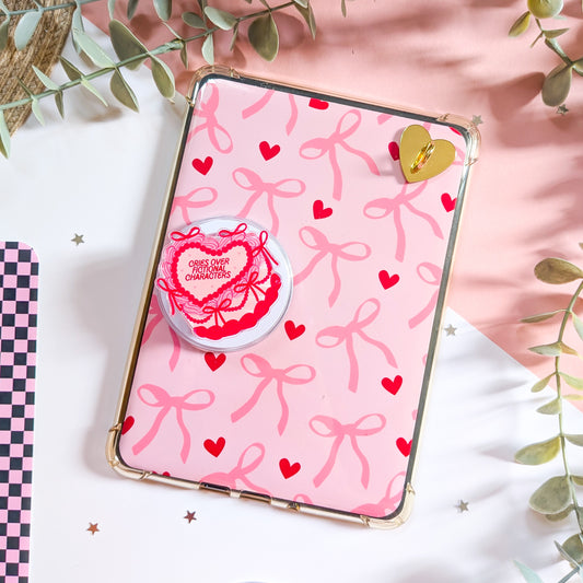 Cries Over Fictional Characters Cake Magnetic Kindle/Phone Grip