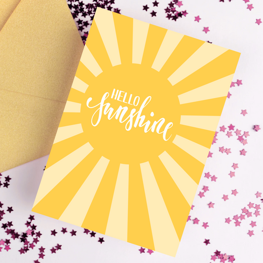 Hello Sunshine Card