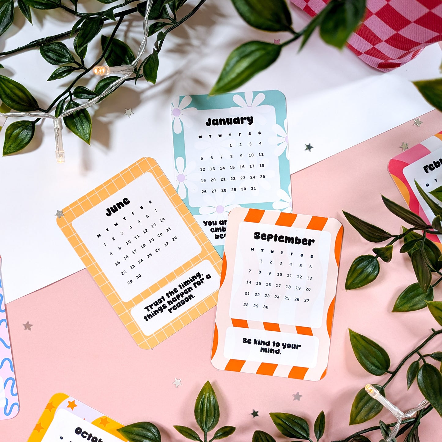 Mini Affirmation 2026 Desk Calendar