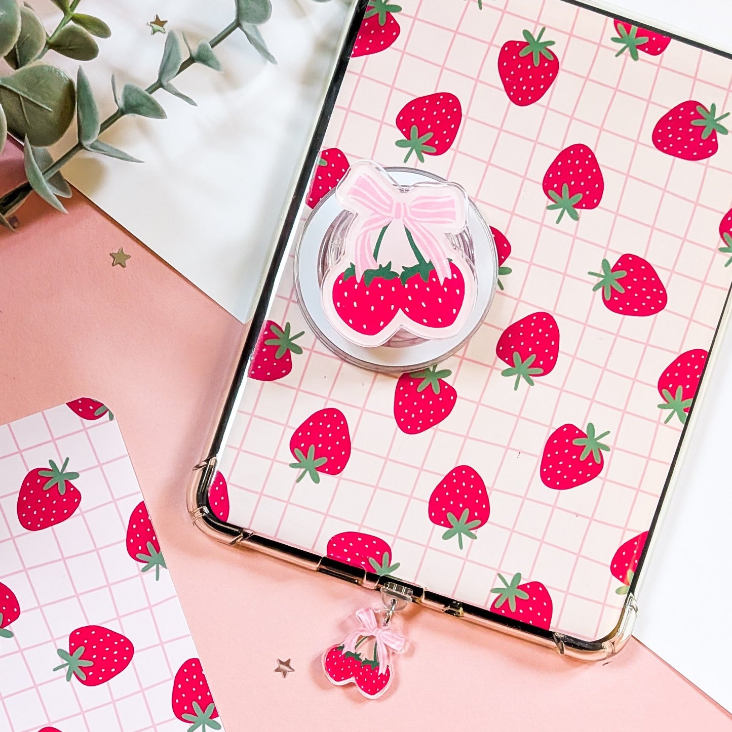 Cute Strawberry Kindle Insert