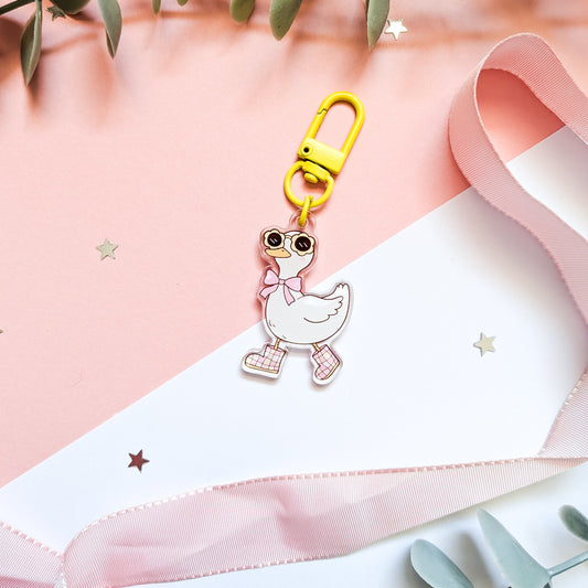 Groovy Goose Acrylic Keychain