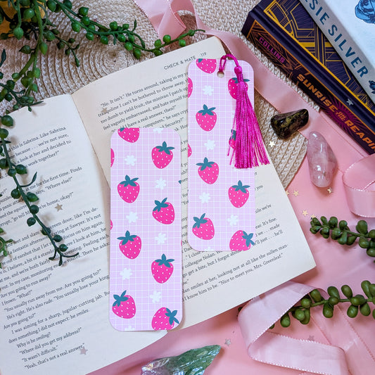 Cute Strawberries Bookmark