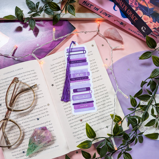 Taylor Swift Speak Now Book Stack Bookmark With Tassel