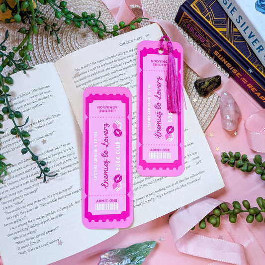 Enemies To Lovers Book Club Bookmark