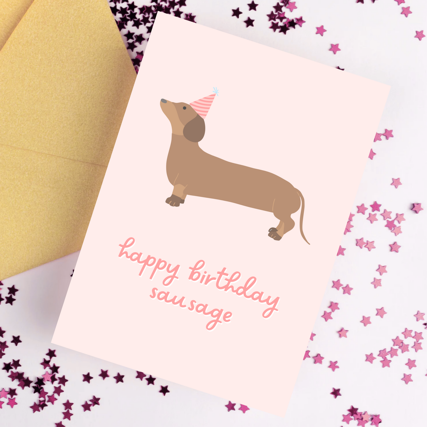 Happy Birthday Sausage Card