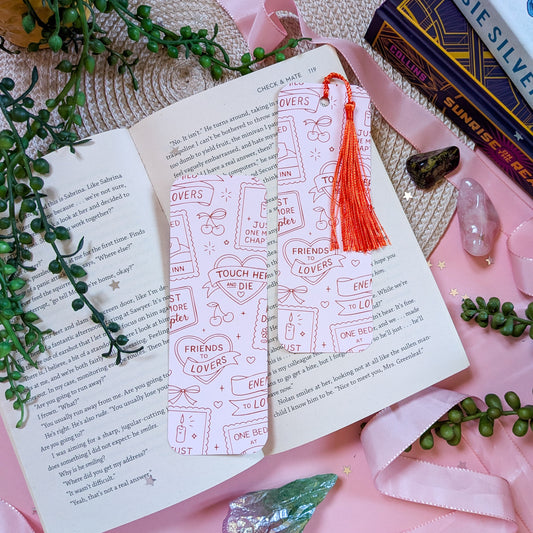 Romance Line Art Bookmark