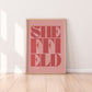 Sheffield Typography Statement Print