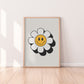 Smiley Flower Print