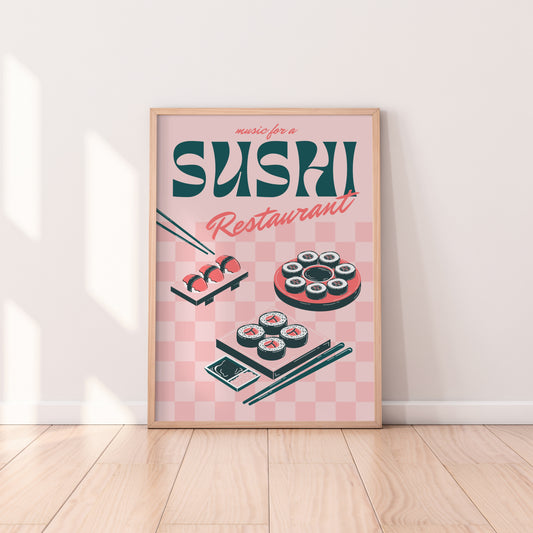 Music For A Sushi Restaurant Print