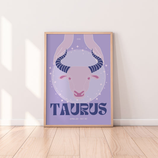 Taurus Zodiac Print