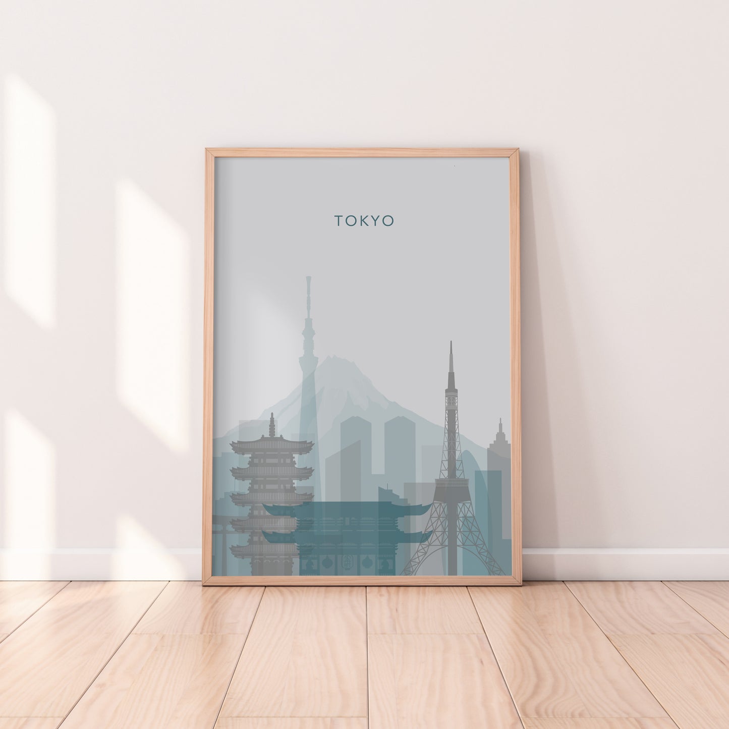 Minimalist Tokyo Travel Print