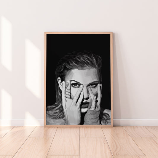 Taylor Swift Illustration Print