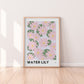 Water Lily July Birth Flower Print