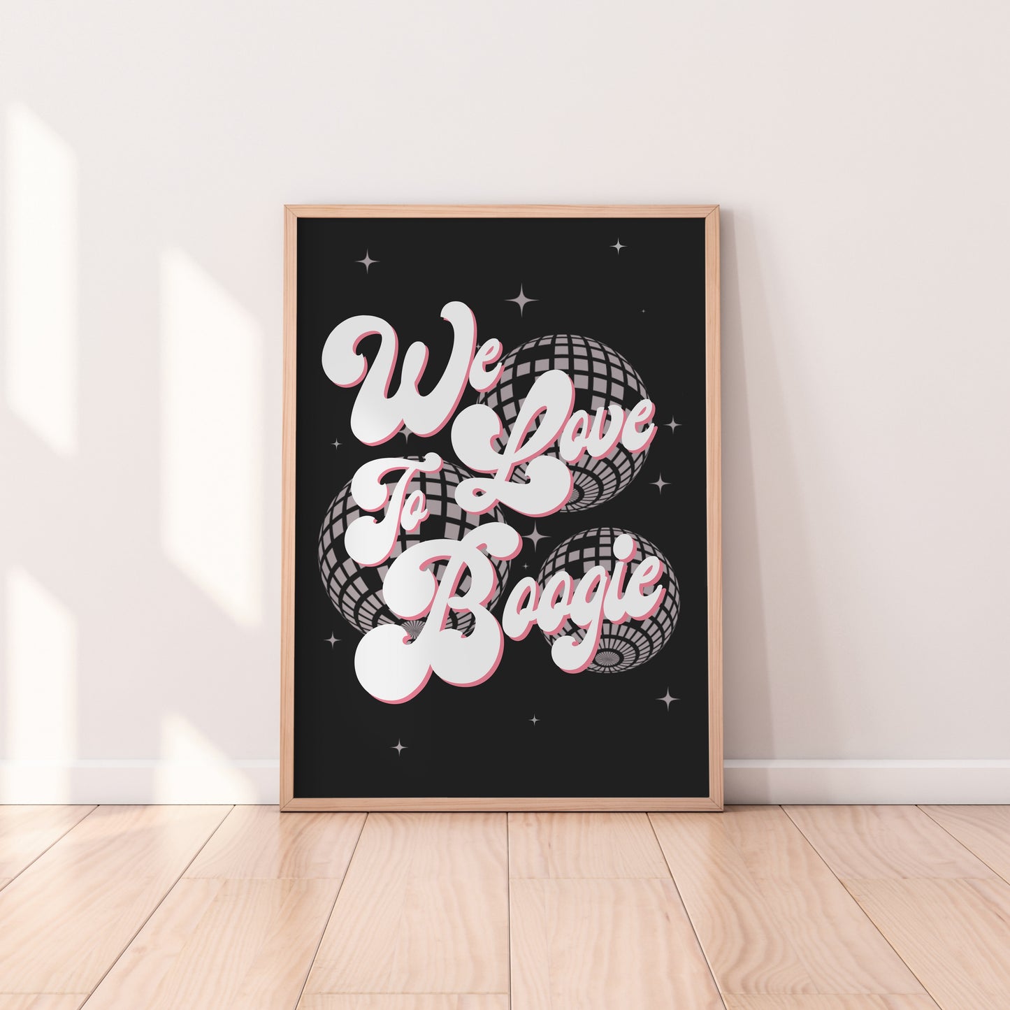 We Love To Boogie Print