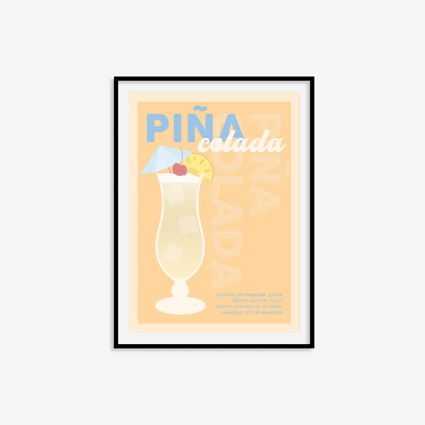 Piña Colada Print