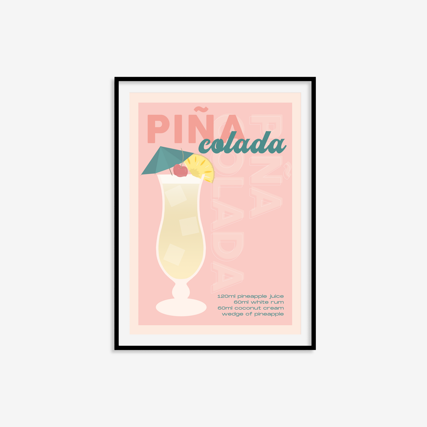 Piña Colada Print