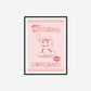 Retro More Espresso Less Depresso Print