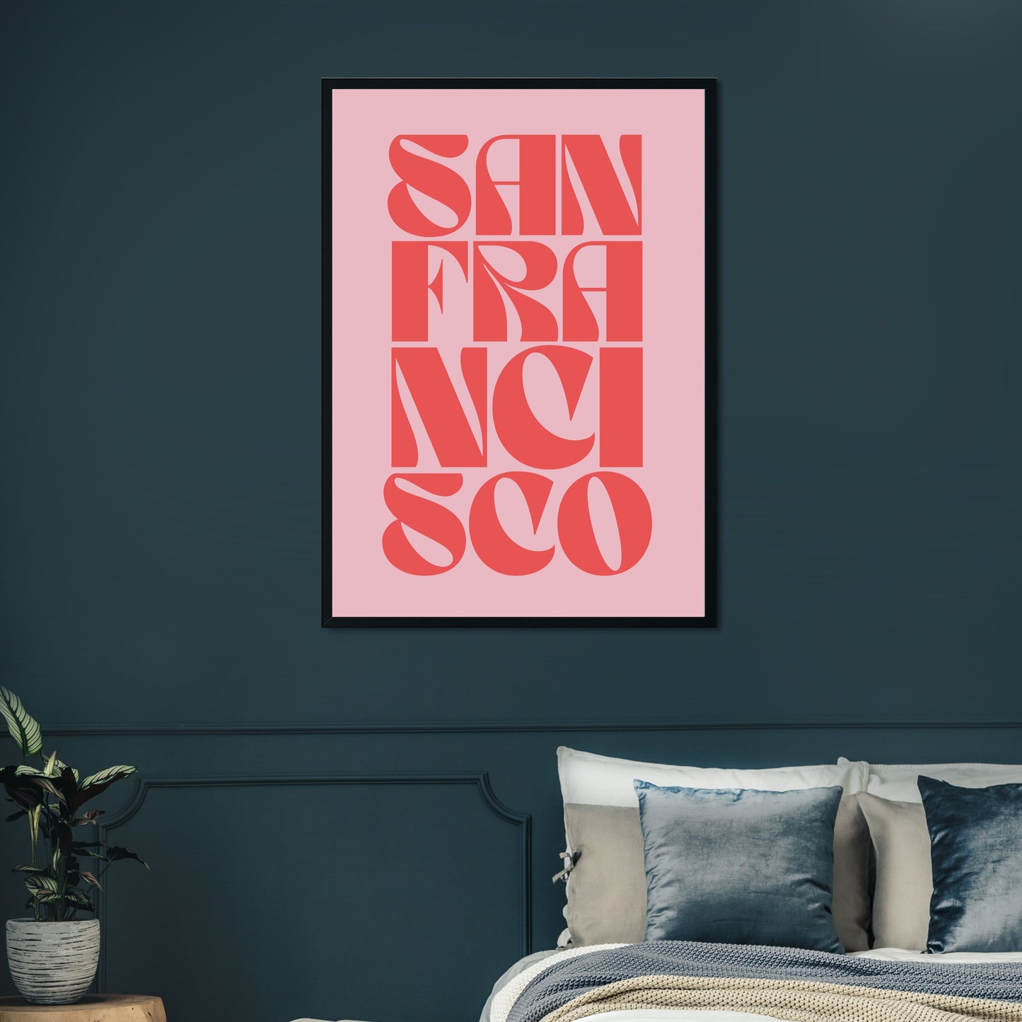 San Francisco Typography Statement Print