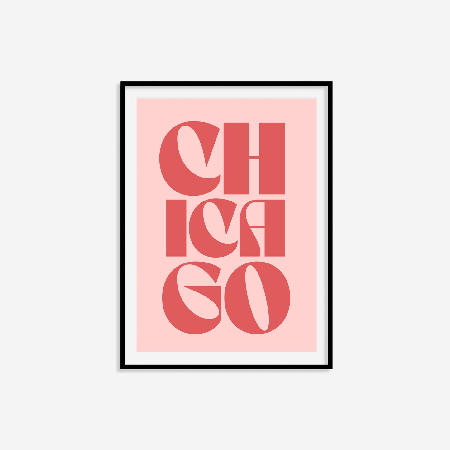 Chicago Typography Statement Print