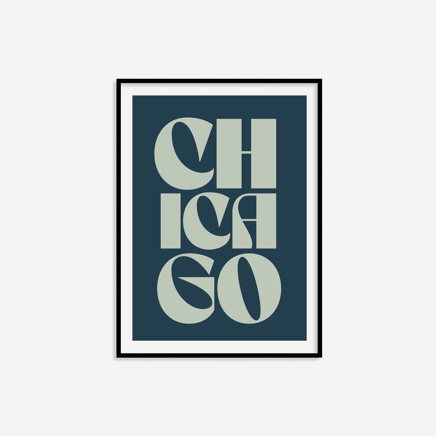 Chicago Typography Statement Print