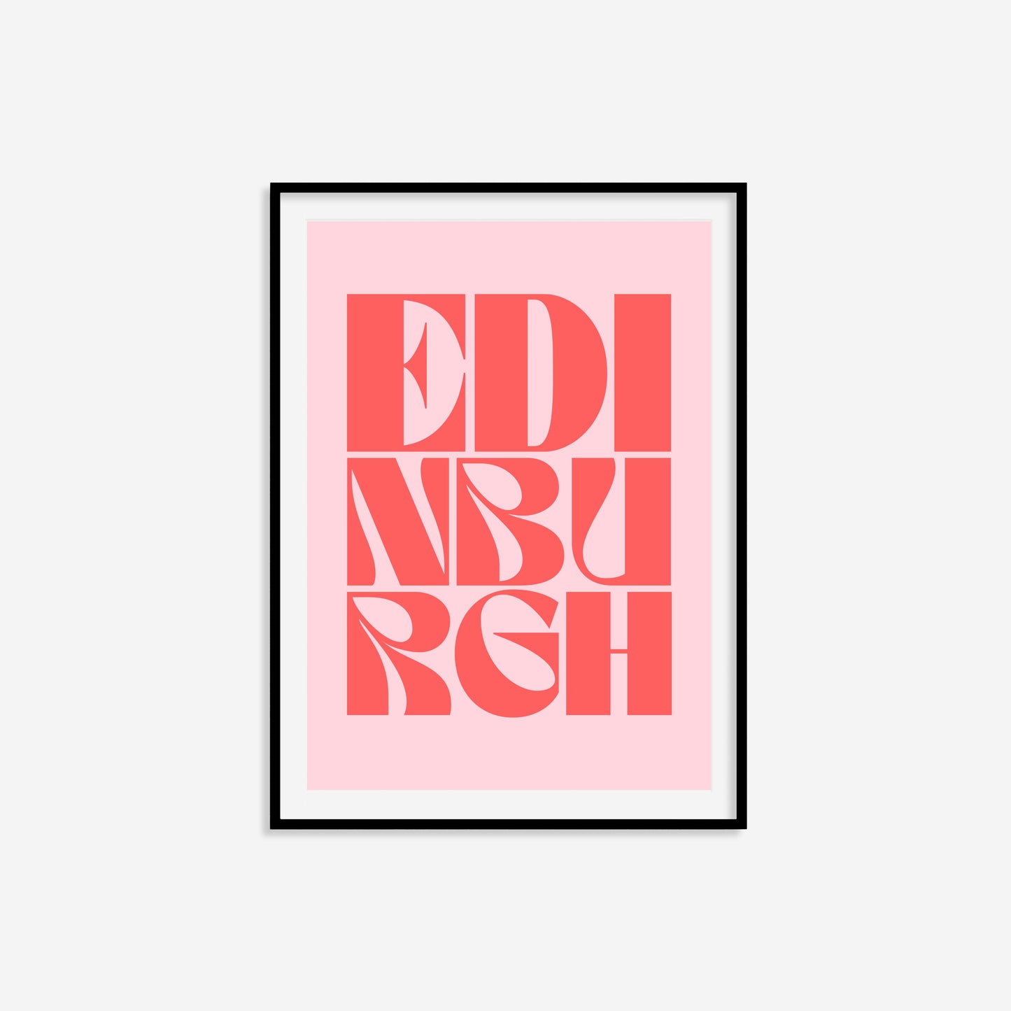 Edinburgh Typography Statement Print