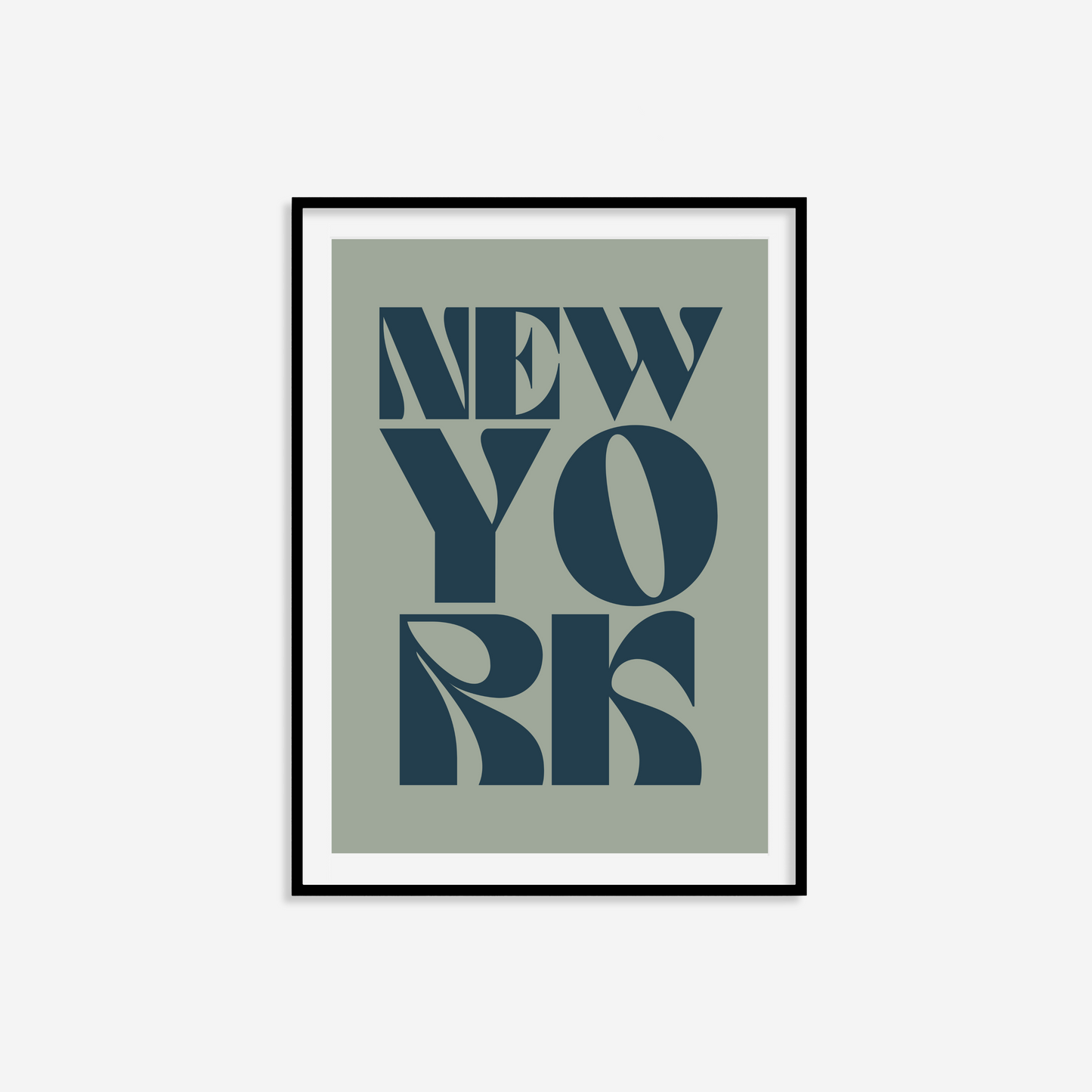 New York Typography Statement Print