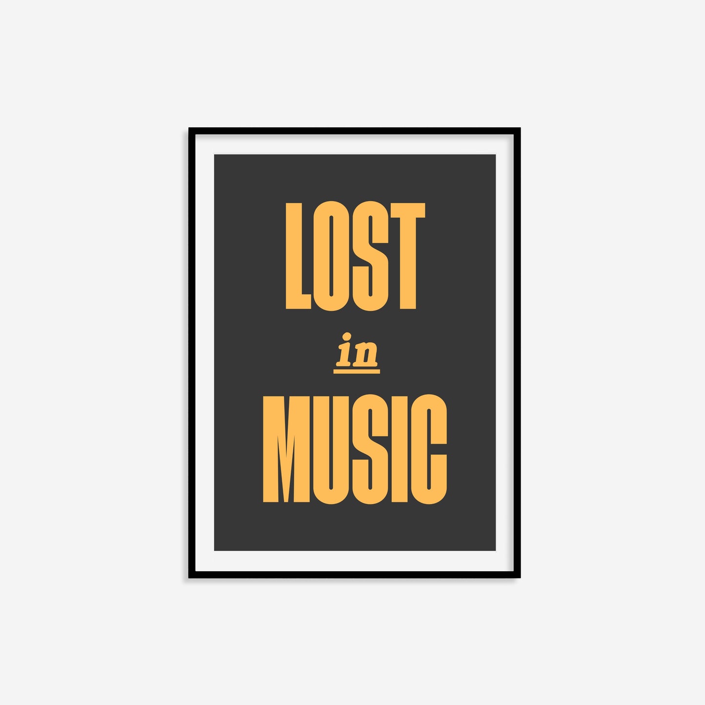 Lost In Music Print