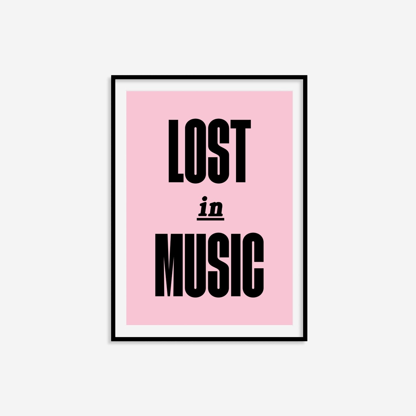 Lost In Music Print