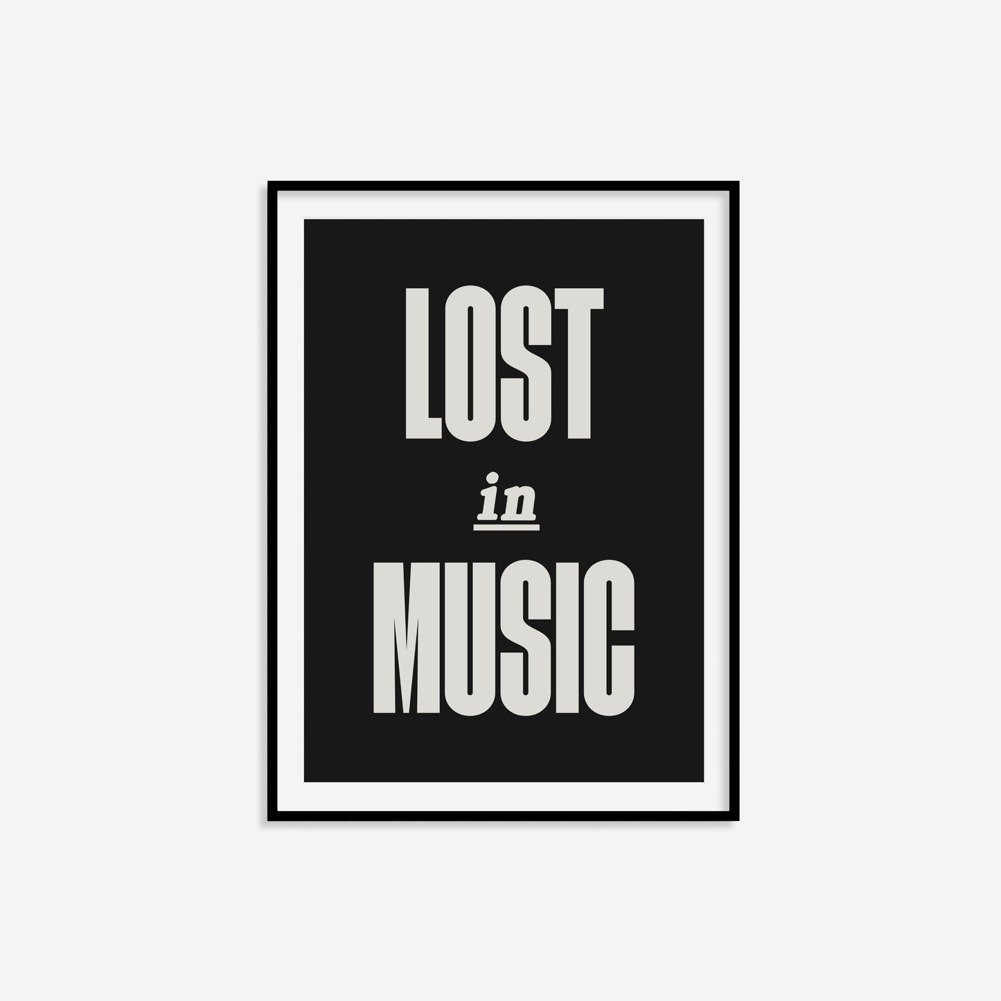 Lost In Music Print