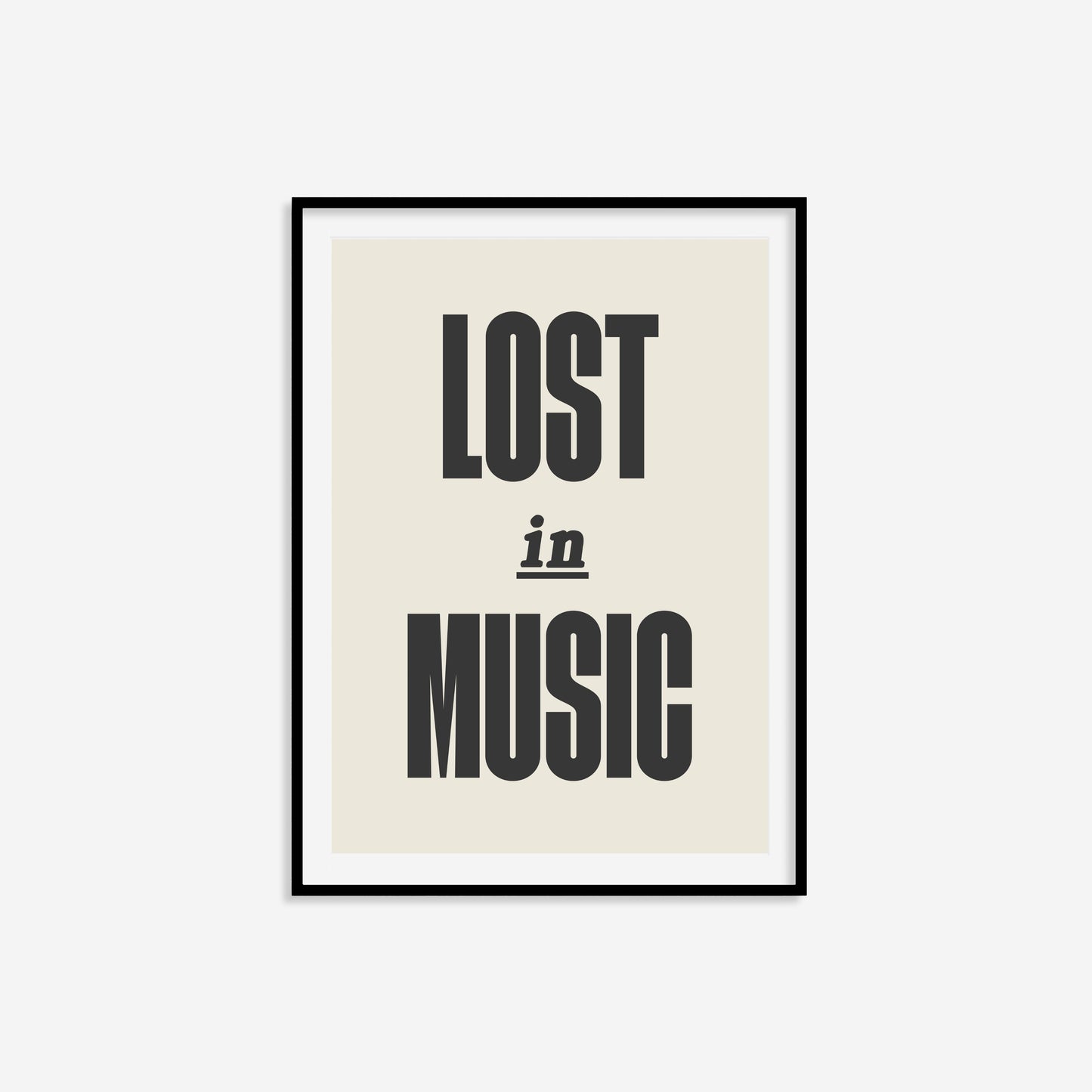 Lost In Music Print